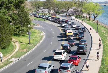 Traffic congestion in Washington, DC. 