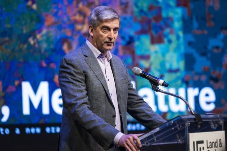 Tom Taylor, President and CEO of the Bezos Earth Fund at AI Meet Nature event