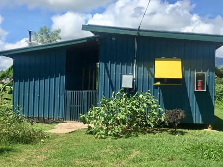 Houses in Koroipita Village, Fiji are built to withstand cyclones. Photo by Moushumi Chaudhury.