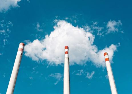 Three smokestacks