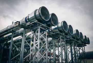 Climeworks direct air capture testing facility.