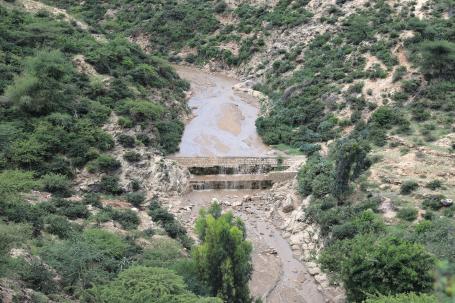 Dechatu River running dry.