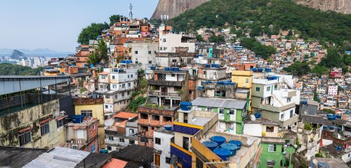 Favela in Rio de Janeiro, Brazil