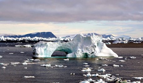 Iceberg with hole
