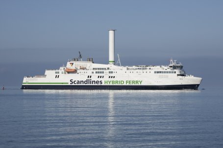 The Scandline Hybrid Ferry in Norway.