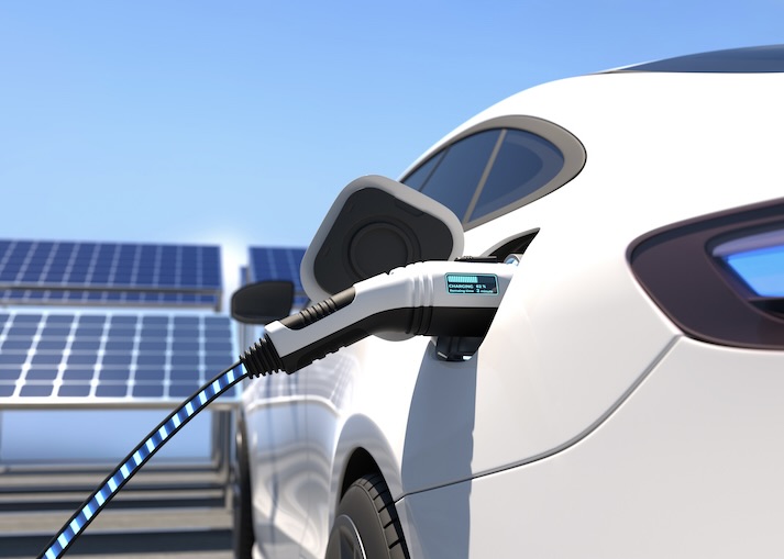 Electric vehicle charging.