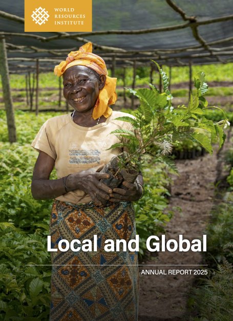 WRI Annual Report 2025 covershot