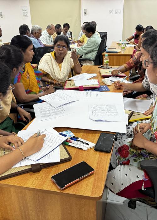Participants at adaptation workshop.