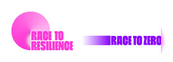 Race to Resilience Race to Zero logo